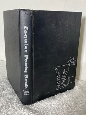 Vintage MCM 1965 Esquire Party Book Hardcover Seymour Chwast Retro Cocktails